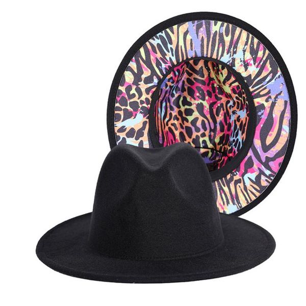 wide brim hats leopard grain jazz cap fedora wan womaen's hat panama fedoras autumn for women wholesale size 55-58cm, Blue;gray
wide brim hats leopard grain jazz cap fedora wan womaen's hat panama fedoras autumn for women wholesale size 55-58cm, Blue;gray