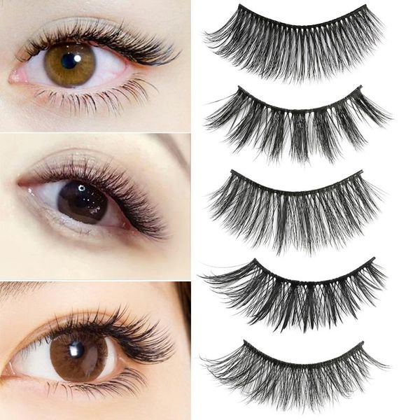false eyelashes 5 pairs 3d effect full strips lashes 1.5cm length pure handmade cruelty-natural reusable eye makeup tools
false eyelashes 5 pairs 3d effect full strips lashes 1.5cm length pure handmade cruelty-natural reusable eye makeup tools