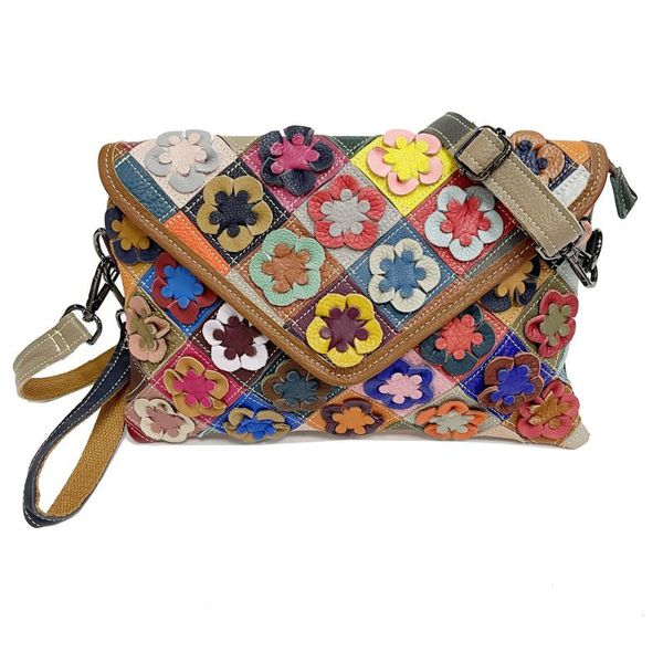 shoulder bags genuine leather colorful flower cross-body bag european and american casual fashion woman
shoulder bags genuine leather colorful flower cross-body bag european and american casual fashion woman