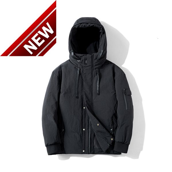2021 new high-quality down jacket men's short shiny hooded thick warm white duck handsome men trend 4xl, Black
2021 new high-quality down jacket men's short shiny hooded thick warm white duck handsome men trend 4xl, Black