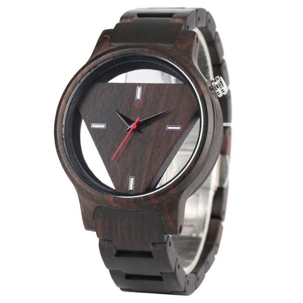 wristwatches black wood watch men hollow triangle shape dial fashion man watches casual wooden strap quartz male clock sport hour gifts, Slivery;brown
wristwatches black wood watch men hollow triangle shape dial fashion man watches casual wooden strap quartz male clock sport hour gifts, Slivery;brown