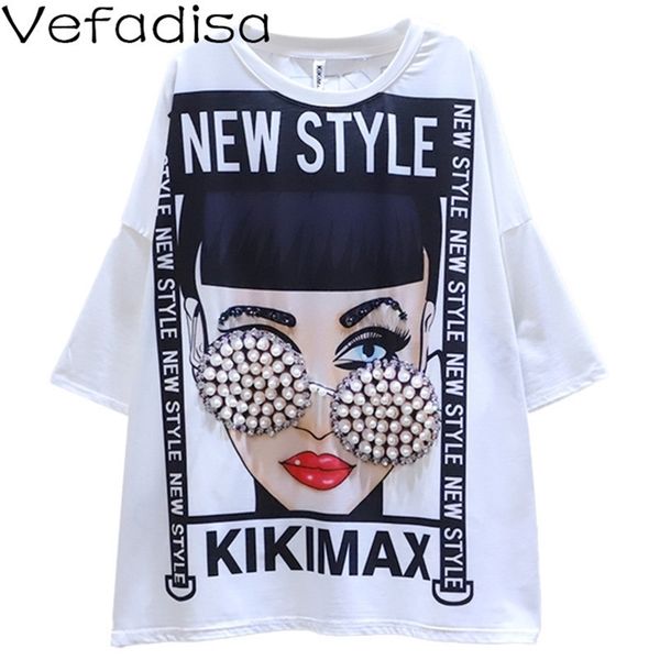 white beading decoration women t-shirt summer character print plus size female letter casual qyf5351 210623
white beading decoration women t-shirt summer character print plus size female letter casual qyf5351 210623