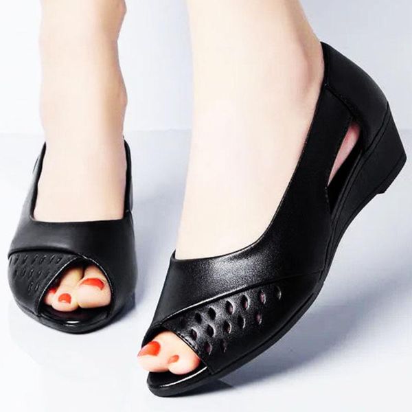 sandals eagsity peep toe wedges shoes pumps slip on party women high heel casual breathable comfortable, Black
sandals eagsity peep toe wedges shoes pumps slip on party women high heel casual breathable comfortable, Black
