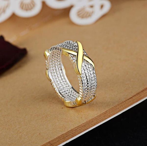 cluster rings classic jewelry retro vintage color separation ring silver plated fashion geometric crystal set for men women, Golden;silver
cluster rings classic jewelry retro vintage color separation ring silver plated fashion geometric crystal set for men women, Golden;silver