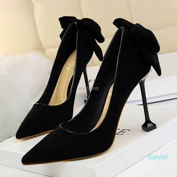 dress shoes pointed high heels women pumps slim high-heeled stiletto suede shallow mouth bow female shoe, Black
dress shoes pointed high heels women pumps slim high-heeled stiletto suede shallow mouth bow female shoe, Black
