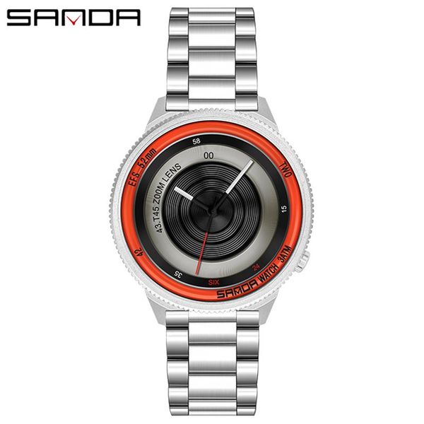 wristwatches sanda men's watch waterproof clock male sports watches men quartz casual wrist relogio masculino, Slivery;brown
wristwatches sanda men's watch waterproof clock male sports watches men quartz casual wrist relogio masculino, Slivery;brown