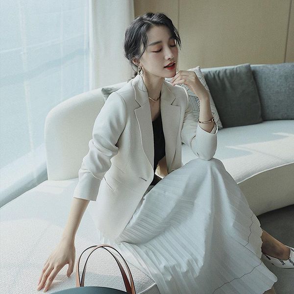 short slim-fit jacket women blazer fashion business wear korean small suit female office blazers ladies mulheres women's suits &, White;black
short slim-fit jacket women blazer fashion business wear korean small suit female office blazers ladies mulheres women's suits &, White;black