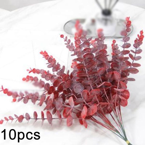 decorative flowers & wreaths 10 pcs/set simulation eucalyptus artificial plant leaves wedding prop wall decor
decorative flowers & wreaths 10 pcs/set simulation eucalyptus artificial plant leaves wedding prop wall decor