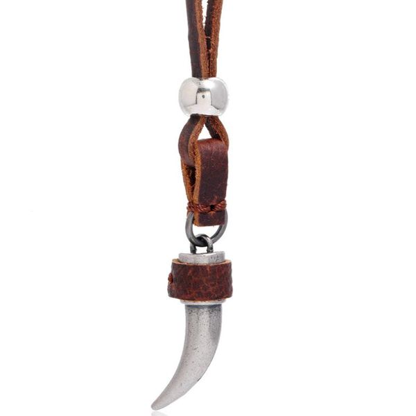 pendant necklaces jewelry personality european and american fashion clothing accessories simple trend wild cowhide necklace, Silver
pendant necklaces jewelry personality european and american fashion clothing accessories simple trend wild cowhide necklace, Silver