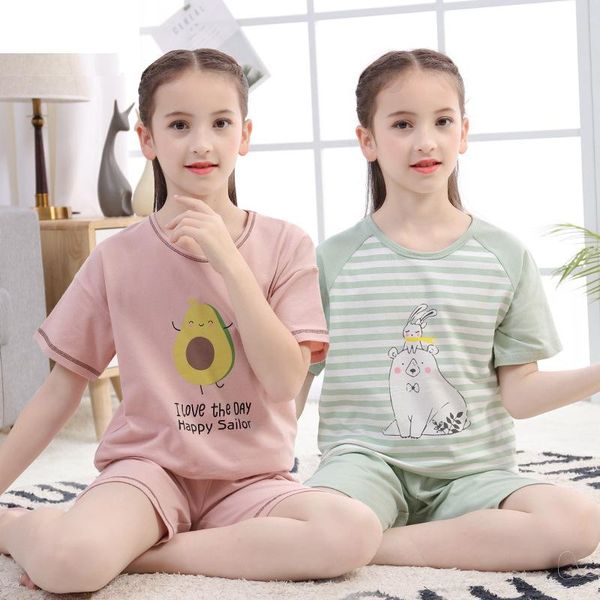 pajamas summer teens clothes children clothing set big girls sets boys cotton sleepwear short sleeve pyjamas kids home, Blue;red
pajamas summer teens clothes children clothing set big girls sets boys cotton sleepwear short sleeve pyjamas kids home, Blue;red