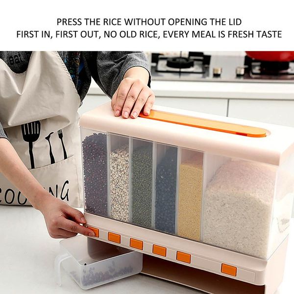 whole grains rice bucket wall-mounted storage moisture-proof tank organizer out box sealed bottles & jars
whole grains rice bucket wall-mounted storage moisture-proof tank organizer out box sealed bottles & jars