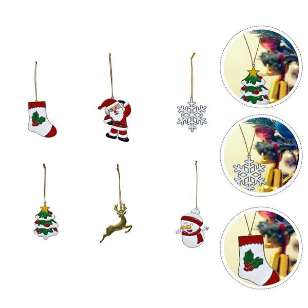 christmas decorations 6pcs delicate alloy pendant charms tree ornament holiday decor
christmas decorations 6pcs delicate alloy pendant charms tree ornament holiday decor