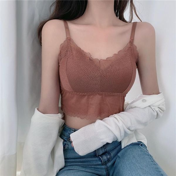women's tanks & camis wireless padded bralette with adjustable strap lace bra breathable underwear d88, White
women's tanks & camis wireless padded bralette with adjustable strap lace bra breathable underwear d88, White