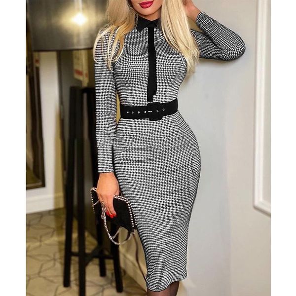 casual dresses plaid print for women fashion autumn female long sleeve work dress chic office lady, Black;gray
casual dresses plaid print for women fashion autumn female long sleeve work dress chic office lady, Black;gray