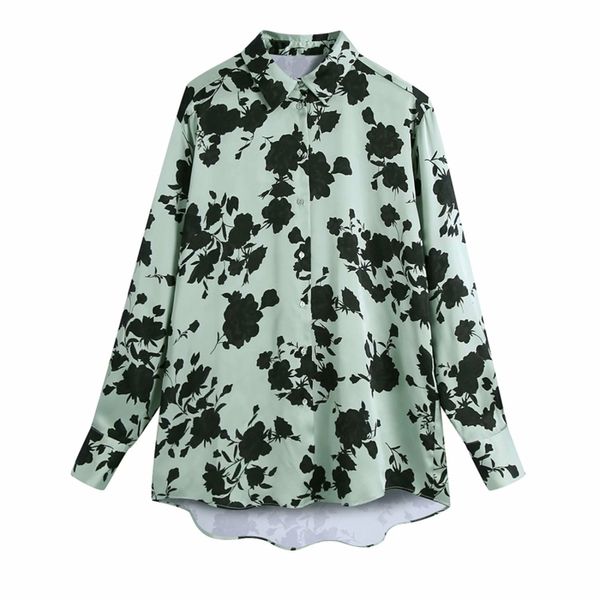 vinatge woman loose green printed blouses spring fashion ladies soft flower pattern shirts female elegant 210515, White
vinatge woman loose green printed blouses spring fashion ladies soft flower pattern shirts female elegant 210515, White