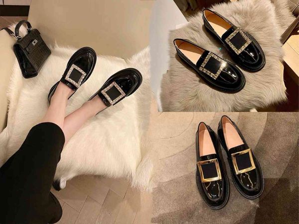 dress shoes women's shoes women's leather moccasins, british-style with square buckles, small platform loafers 6fqc, Black
dress shoes women's shoes women's leather moccasins, british-style with square buckles, small platform loafers 6fqc, Black