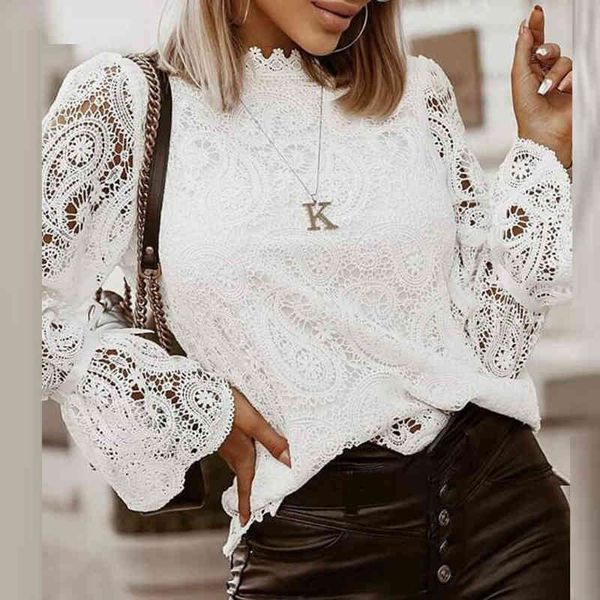 knits elegant petal sleeve stand collar blouse shirt for women autumn lace hollow out pullovers office lady casual blusa xu51 jdmk, White
knits elegant petal sleeve stand collar blouse shirt for women autumn lace hollow out pullovers office lady casual blusa xu51 jdmk, White
