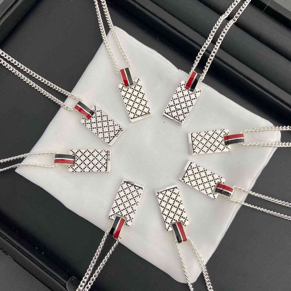 design jewelry 925 sterling silver double rectangular lingge necklace couple men's and women's clavicle sweater chain
design jewelry 925 sterling silver double rectangular lingge necklace couple men's and women's clavicle sweater chain