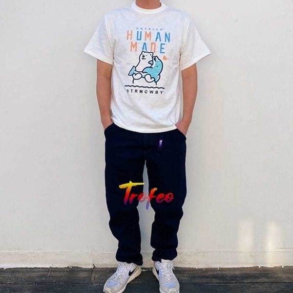 men and women human made reo sano joint couple short-sleeved polar bear dolphin popsicle t-shirt new, White;black
men and women human made reo sano joint couple short-sleeved polar bear dolphin popsicle t-shirt new, White;black