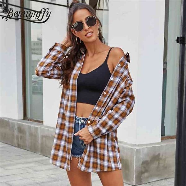 autumn winter women fashion long plaid shirt button up lapel sleeve woman shirts outwear casual blouses 210510, White
autumn winter women fashion long plaid shirt button up lapel sleeve woman shirts outwear casual blouses 210510, White