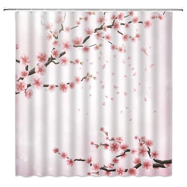 shower curtains pink florals curtain romantic cherry blossom flowers 70x70inch polyester fabric bathroom accessories with hooks
shower curtains pink florals curtain romantic cherry blossom flowers 70x70inch polyester fabric bathroom accessories with hooks