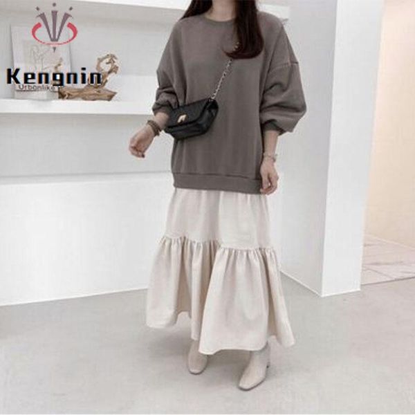 casual dresses 2021 spring autumn women hoodies patchwork loose long sleeve female t-shirt dress cotton spliced vestidos robe, Black;gray
casual dresses 2021 spring autumn women hoodies patchwork loose long sleeve female t-shirt dress cotton spliced vestidos robe, Black;gray