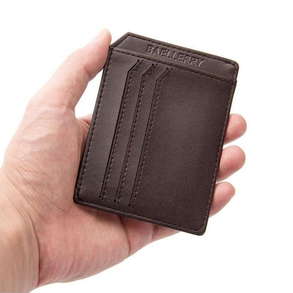 men wallets mini slim mens wallet male casual leather pu portfel meski short card purse money dollar bag thin small, Red;black