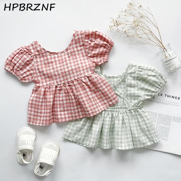 spring girl's shirt baby short-sleeved doll blouse shirts 2021 summer kids children's plaid sweet nice outfits, White;black
spring girl's shirt baby short-sleeved doll blouse shirts 2021 summer kids children's plaid sweet nice outfits, White;black