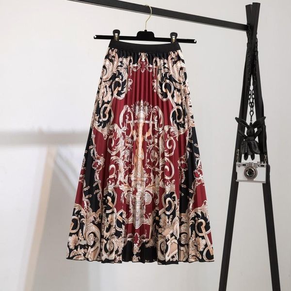 summer print cartoon pattern party womens skirt holiday fashion brand pleated long female a line midi, Black
summer print cartoon pattern party womens skirt holiday fashion brand pleated long female a line midi, Black