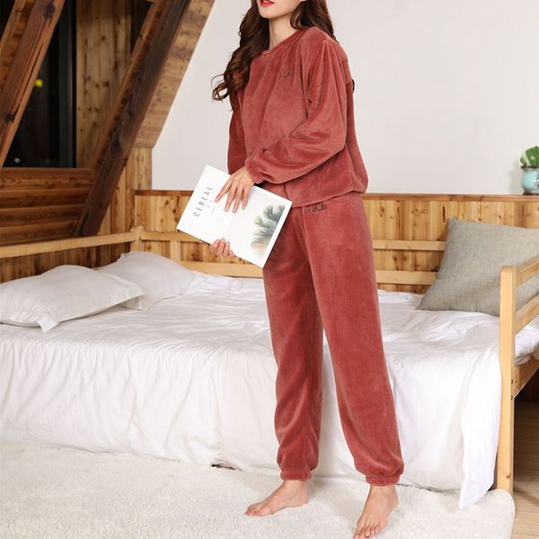 winter womens flannel velvet pajamas sets sleepwear thick loose casual soft warm nightgown homewear clothing female suit pijama, Black;red
winter womens flannel velvet pajamas sets sleepwear thick loose casual soft warm nightgown homewear clothing female suit pijama, Black;red