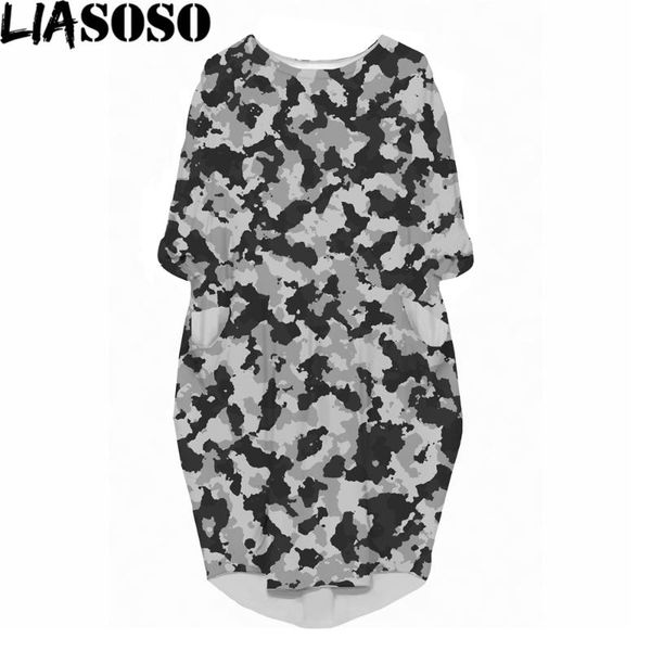 casual dresses liasoso camouflage long-sleeved dress womens pocket skirt wallpaper oversized pleated 2021o collar clothing, Black;gray
casual dresses liasoso camouflage long-sleeved dress womens pocket skirt wallpaper oversized pleated 2021o collar clothing, Black;gray