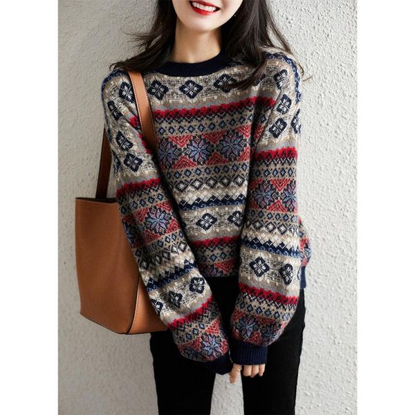 women's sweaters autumn and winter cashmere are all good-looking heavy industry jacquard, White;black
women's sweaters autumn and winter cashmere are all good-looking heavy industry jacquard, White;black