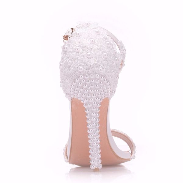 sandals pearl lace thin high heels white flowers bridal sandals women summer up wedding shoes woman, Black
sandals pearl lace thin high heels white flowers bridal sandals women summer up wedding shoes woman, Black