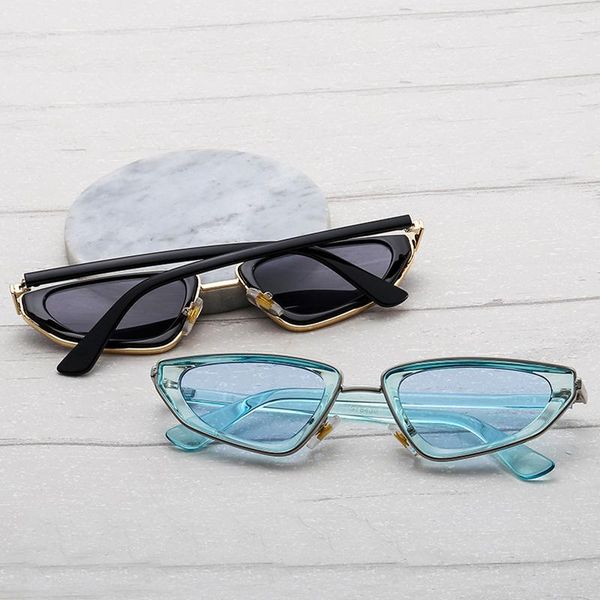 sunglasses fashion small cat eye women brand designer vintage triangle candy color female sun glasses shades uv400 men, White;black
sunglasses fashion small cat eye women brand designer vintage triangle candy color female sun glasses shades uv400 men, White;black