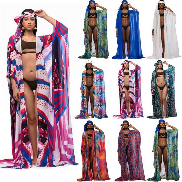 boho women summer sets beach bikini cover up swimwear 2pcs ladies printed loose long dress headband outfits women's two piece pants, White
boho women summer sets beach bikini cover up swimwear 2pcs ladies printed loose long dress headband outfits women's two piece pants, White