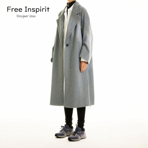 women's wool & blends 2021 inspirit arrival female casual fashion matching turn-down collar wide- waisted warm thick winter x-long, Black
women's wool & blends 2021 inspirit arrival female casual fashion matching turn-down collar wide- waisted warm thick winter x-long, Black
