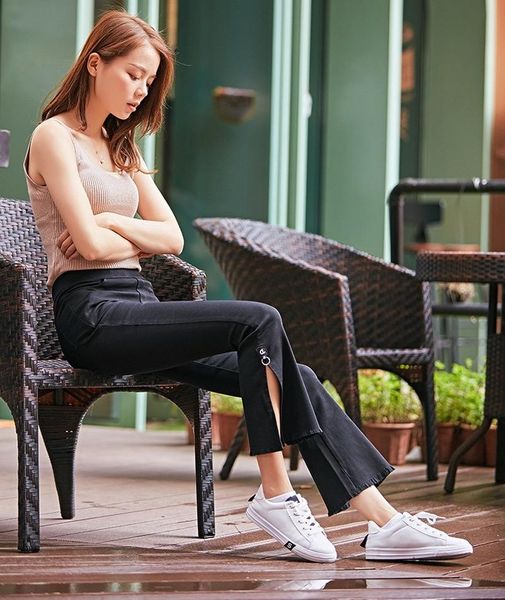 women's jeans 2021 spring festival flare pants high stretch wide leg was thin waist black woman wild, Blue
women's jeans 2021 spring festival flare pants high stretch wide leg was thin waist black woman wild, Blue