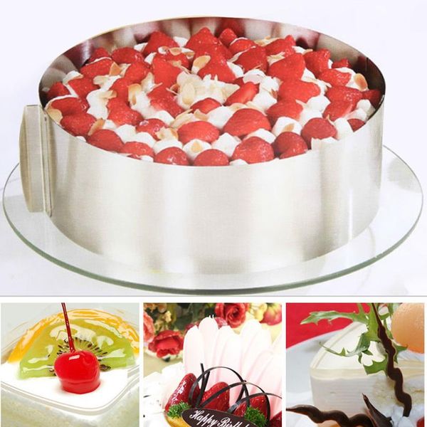 baking moulds 6-12"retractable round mousse circle mold stainless steel cake ring decorating tools for cakes
baking moulds 6-12"retractable round mousse circle mold stainless steel cake ring decorating tools for cakes