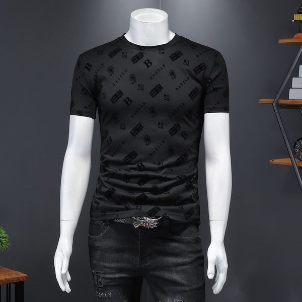 fashion t shirts 2021 summer men's round neck versatile short sleeve exquisite solid color printed half, White;black
fashion t shirts 2021 summer men's round neck versatile short sleeve exquisite solid color printed half, White;black