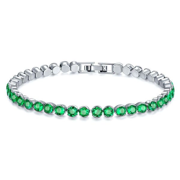 link, chain exquisite grace silver plated round gems crystal bracelet birthday party charm women's valentine's day gifts, Black
link, chain exquisite grace silver plated round gems crystal bracelet birthday party charm women's valentine's day gifts, Black