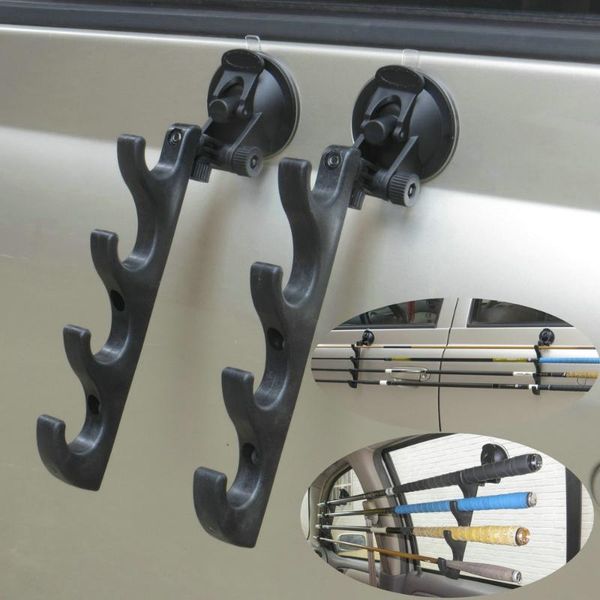 hooks & rails fishing rod holders with suction cups attach for car/truck/suv/smooth glass
hooks & rails fishing rod holders with suction cups attach for car/truck/suv/smooth glass