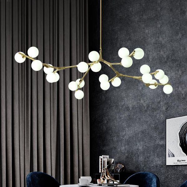 pendant lamps nordic living room lamp post-modern glass ball wrought iron molecular chandelier creative personality shop designer
pendant lamps nordic living room lamp post-modern glass ball wrought iron molecular chandelier creative personality shop designer