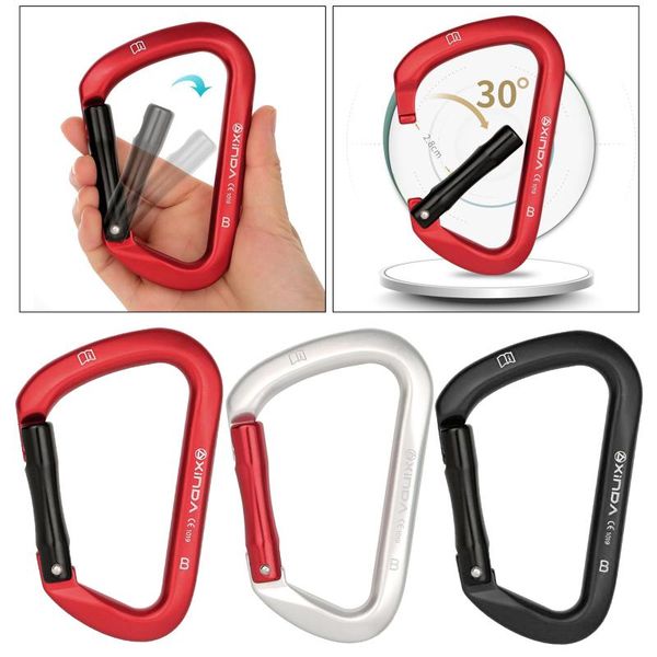 cords, slings and webbing 25kn carabiner clip aluminum gate auto locking karabiner clasp swing d-ring
cords, slings and webbing 25kn carabiner clip aluminum gate auto locking karabiner clasp swing d-ring
