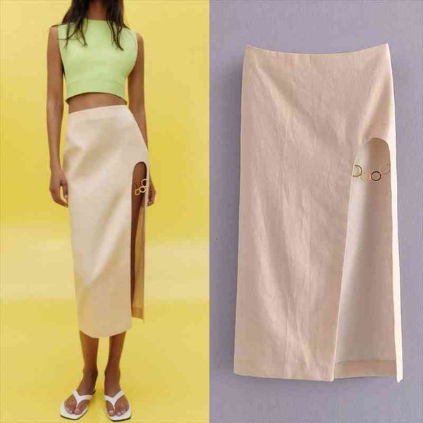 summer linen za solid split womens skirts fork fashion vintage elegant mid-calf skirt clothing, Black
summer linen za solid split womens skirts fork fashion vintage elegant mid-calf skirt clothing, Black