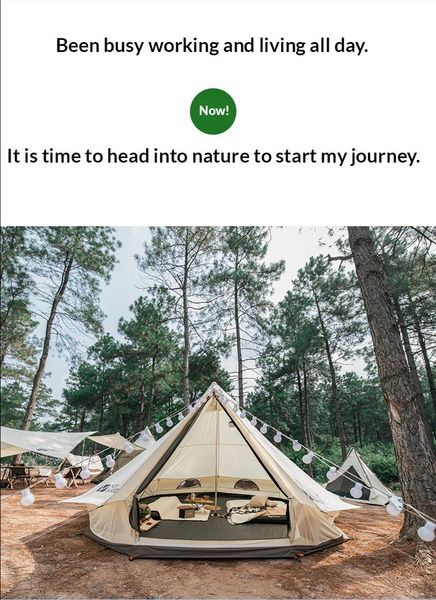 mobigarden era 260 glamping outdoor family travel luxury large space waterproof camping polyester cotton pyramid tent tents and shelters
mobigarden era 260 glamping outdoor family travel luxury large space waterproof camping polyester cotton pyramid tent tents and shelters