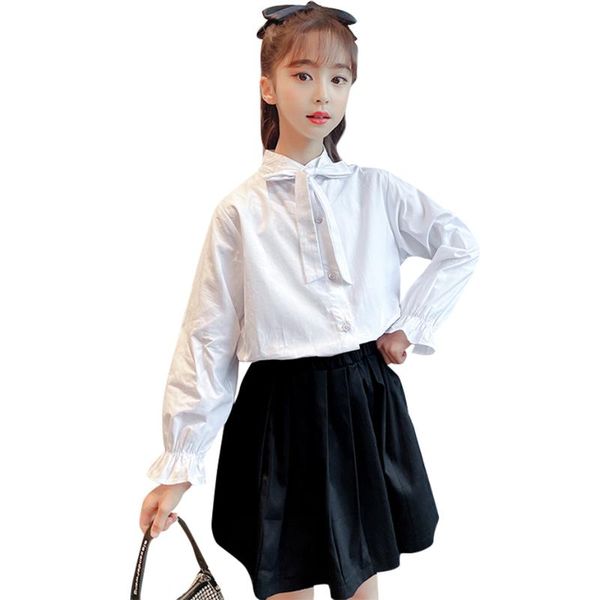 clothing sets teen girls blouse + skirt costume for casual style girl spring autumn children's clothes, White
clothing sets teen girls blouse + skirt costume for casual style girl spring autumn children's clothes, White