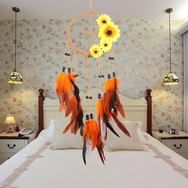 sunflowers dream net wind chimes feather crafts dormitory room wall hanging decorations home decoration gifts decorative objects & figurines 
sunflowers dream net wind chimes feather crafts dormitory room wall hanging decorations home decoration gifts decorative objects & figurines