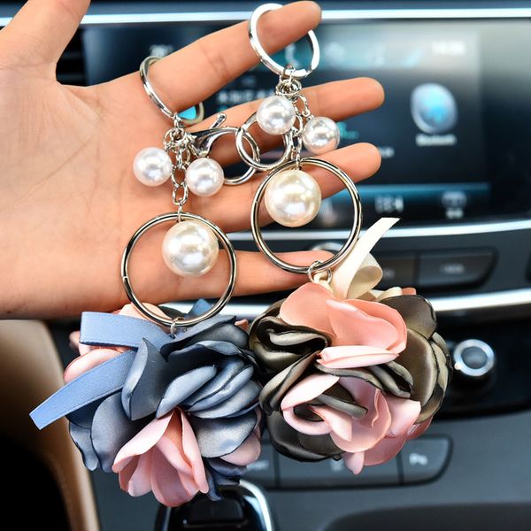 keychain new style frizzled flower ball pearl rose car key ring frizzled flower bag pendant hang decoration womens hanban, Silver
keychain new style frizzled flower ball pearl rose car key ring frizzled flower bag pendant hang decoration womens hanban, Silver
