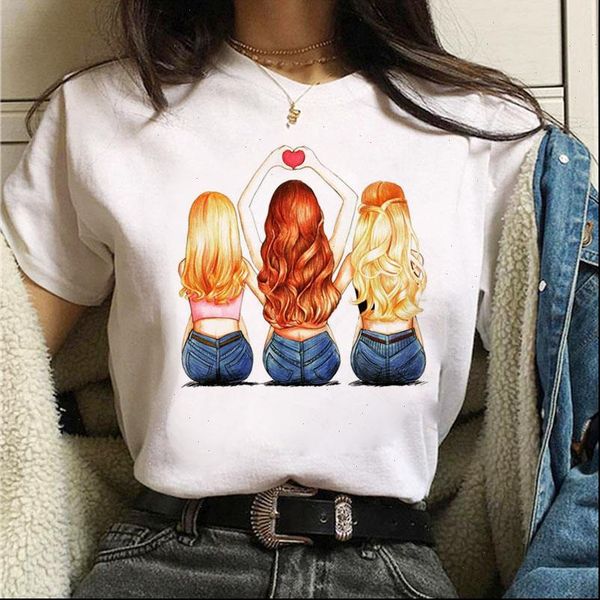 friends womens t shirt fashion women summer casual short sleeve female harajuku tee vogue, White
friends womens t shirt fashion women summer casual short sleeve female harajuku tee vogue, White