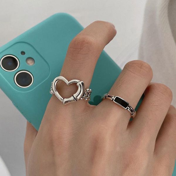 wedding rings vintage love heart black chains aesthetic jewelry for women couples fashion party adjustable accessories gifts wholesale, Slivery;golden
wedding rings vintage love heart black chains aesthetic jewelry for women couples fashion party adjustable accessories gifts wholesale, Slivery;golden